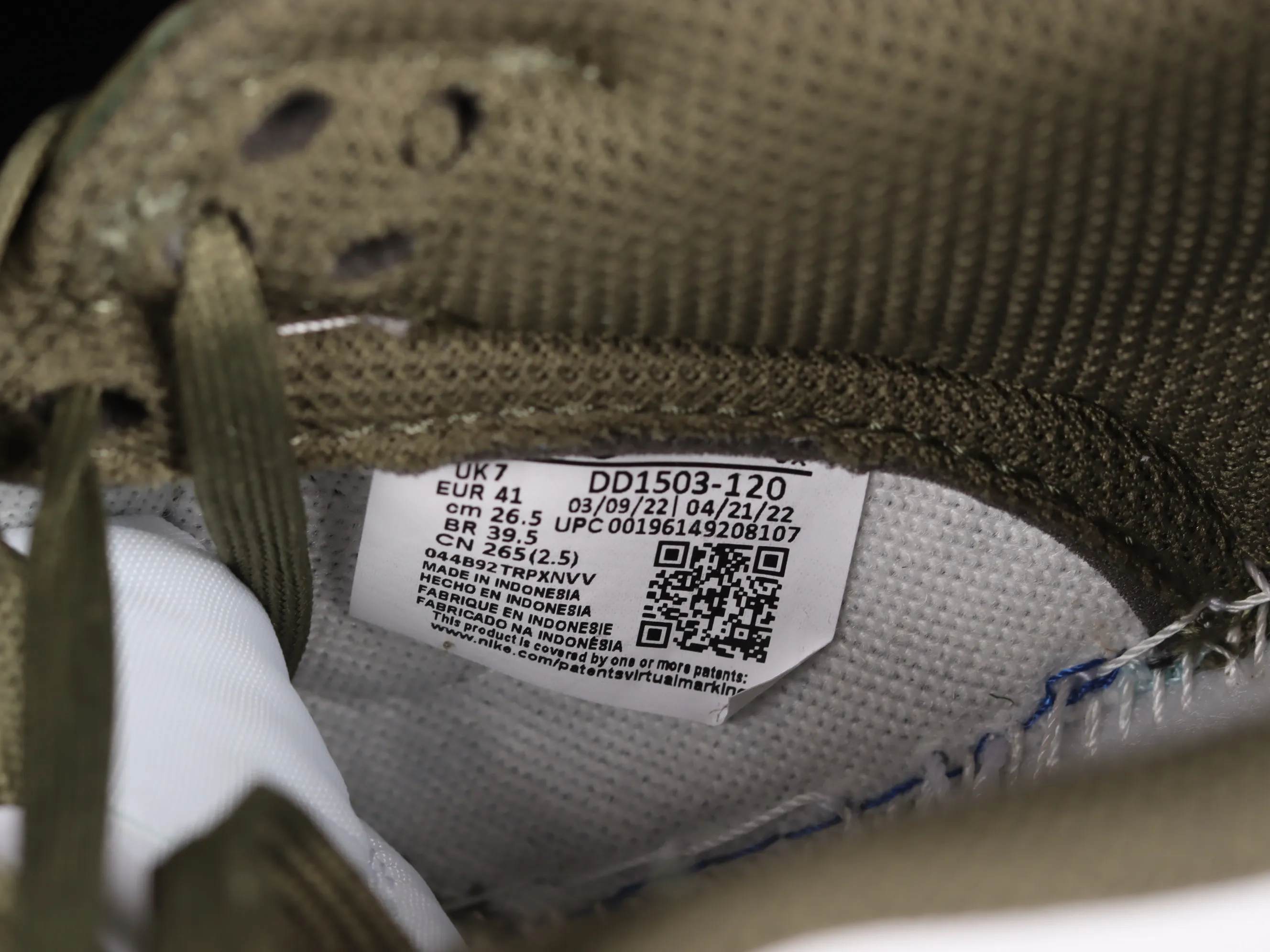All categories Nk SB Dunk series Nk SB Dunk Low low-top sneakers F version Nk Dunk Low olive green SB smashed backboard fashion casual sneakers DD1503-120